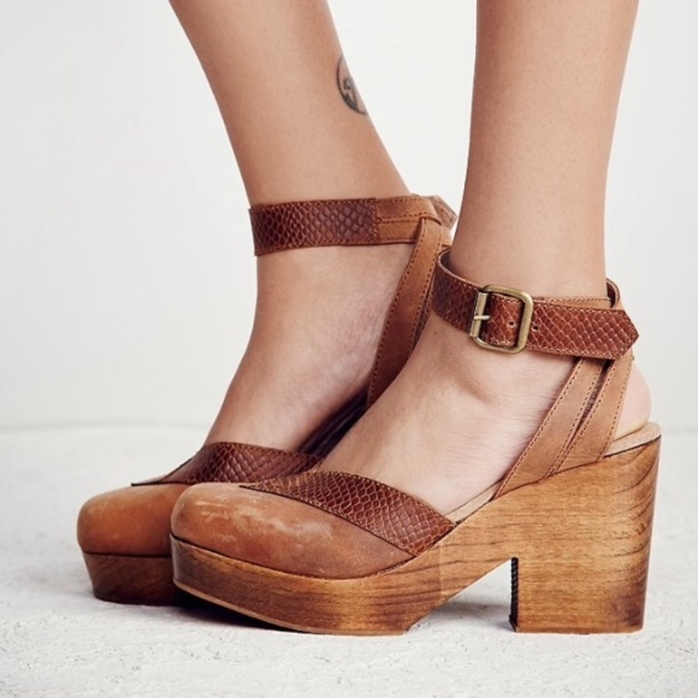 Free People Walk This Way Clogs